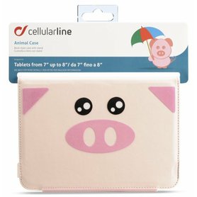 Pouzdro Tablet Cellularline 7"-8" ANIMAL Pig